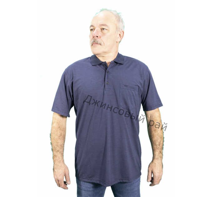 Футболка KOLOR POLO синий (451)