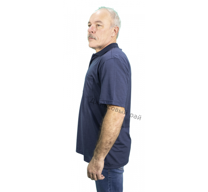 Футболка KOLOR POLO синий (451)
