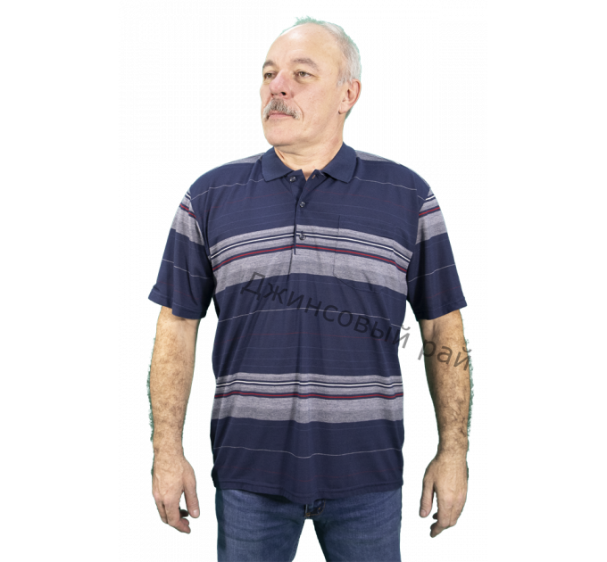 Футболка KOLOR POLO полоса (219)