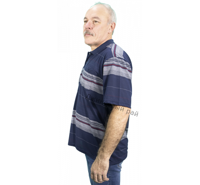 Футболка KOLOR POLO полоса (219)