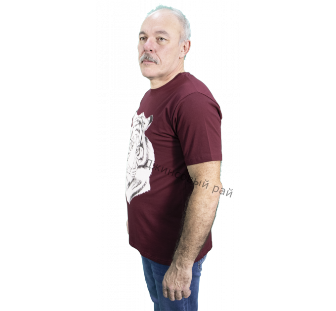 Футболка RAMOSS бордовый (02)