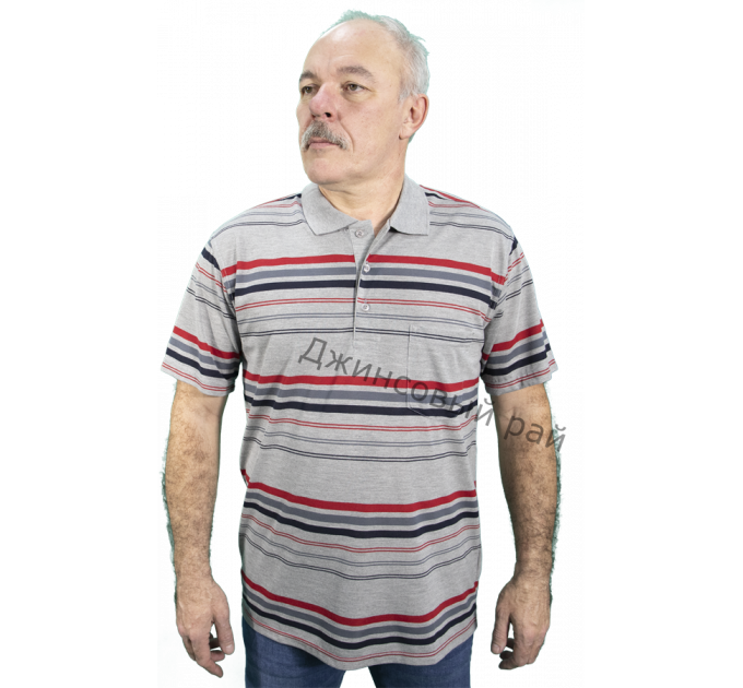 Футболка KOLOR POLO полоса (212)