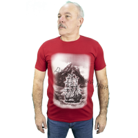 Футболка RAMOSS бордовый (03)