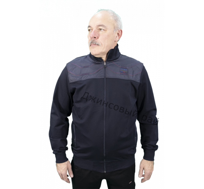 Толстовка L,ONN 7160 чернильно -  синий 01