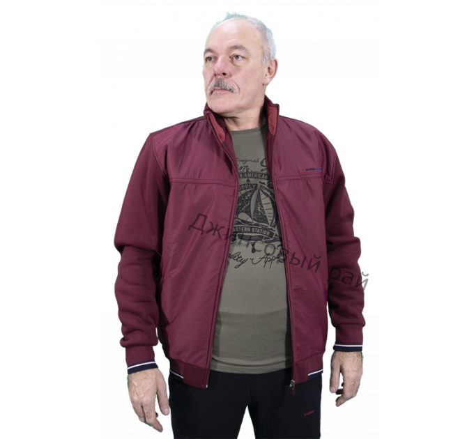 Толстовка L,ONN 7096 бордовый 02
