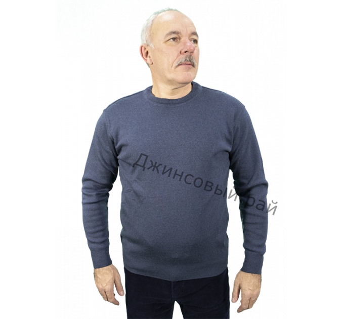 Свитер Пуловер L,ONN серо - голубой 107