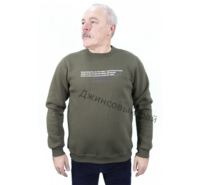 Толстовка RAMOSS 4063 хаки 07
